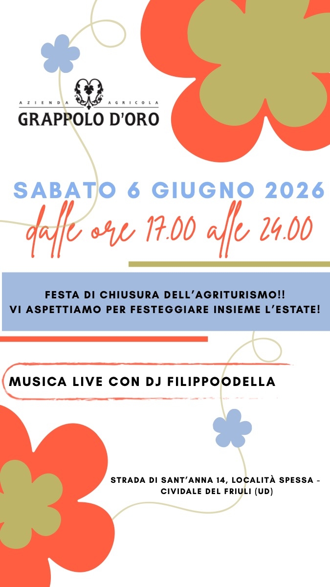 CHIUSURA ESTIVA CHIUSURA ESTIVA